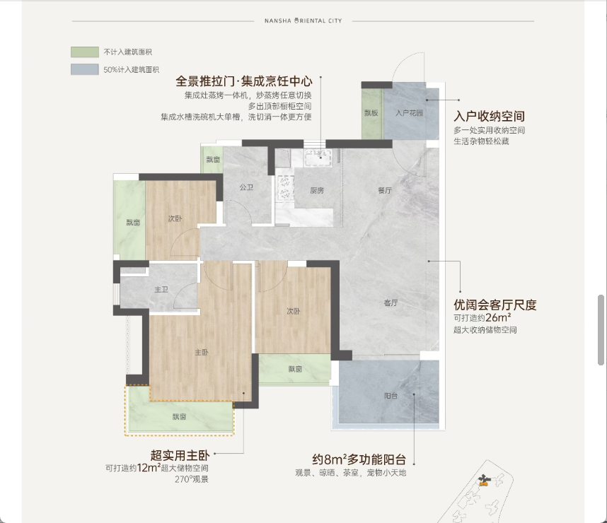 3室2厅2卫1厨 
