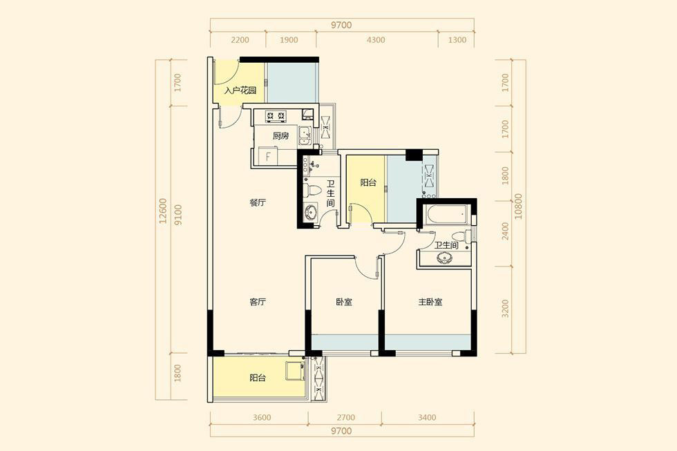 15栋03,04户型